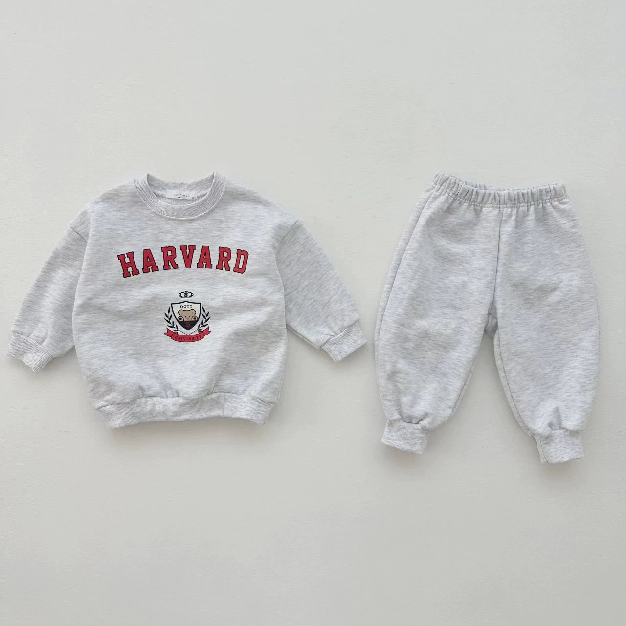 Completo Tuta  Bambino “Harvard Bear”   Felpa + Jogger