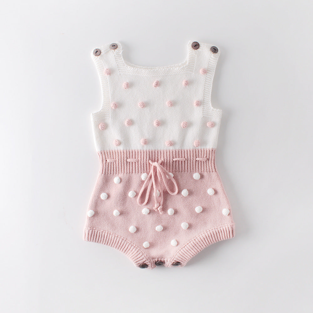 Pagliaccetto Maglia Pois in Rilievo – Elegante & Morbido