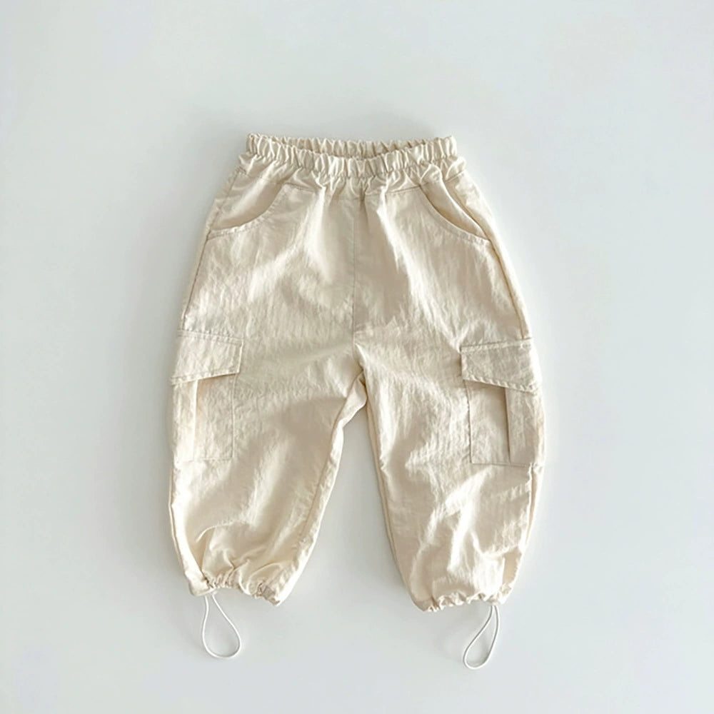 Pantaloni cargo leggeri in cotone