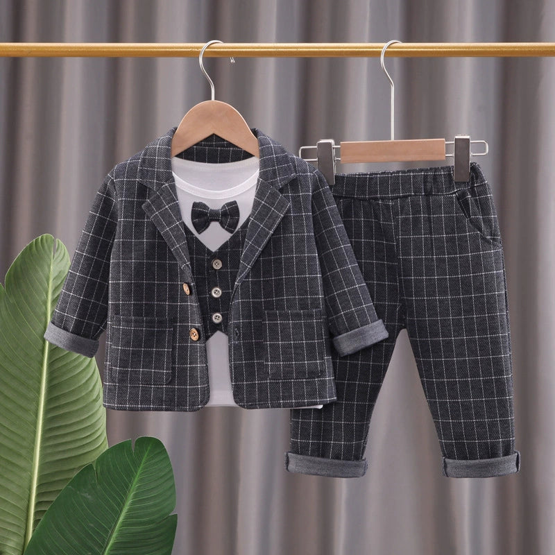 Completo Elegante Bimbo Principe di Galles