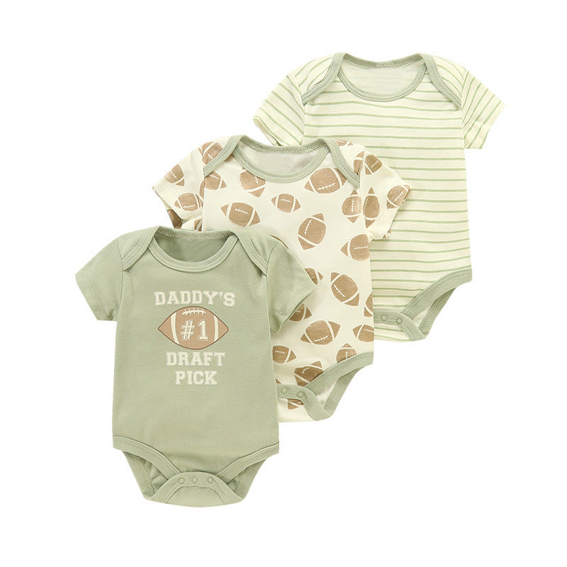 Set 3 Body Neonato in Cotone  Fantasie Tenui e Naturali