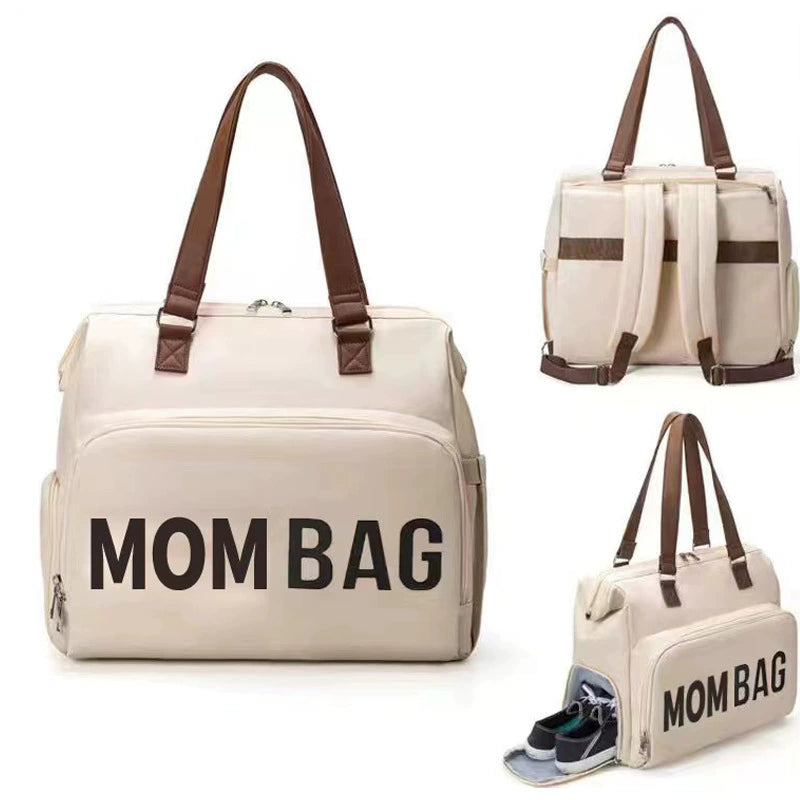 Borsa Fasciatoio Mommy Bag 3 Pezzi – Zaino Multifunzionale con Pochette e Beauty Case