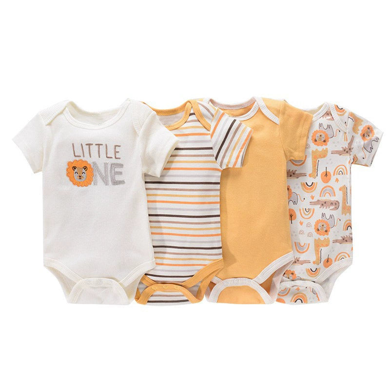 Set 5 Body Neonato in Cotone   Fantasie Colorate