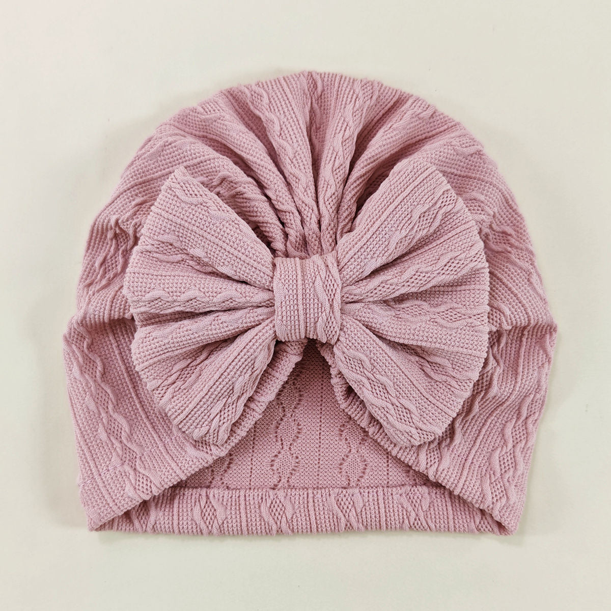 Set Cappellino Turbante + Calzini con Fiocco – Neonato