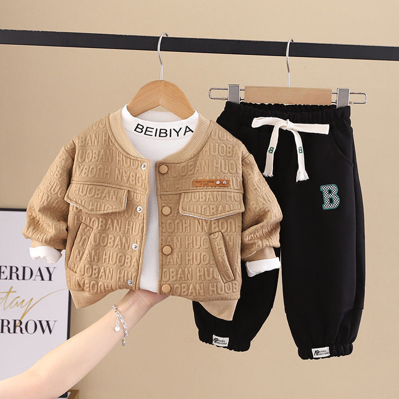 Set bimbo 3pz tuta Giacca, pantaloni e t-shirt