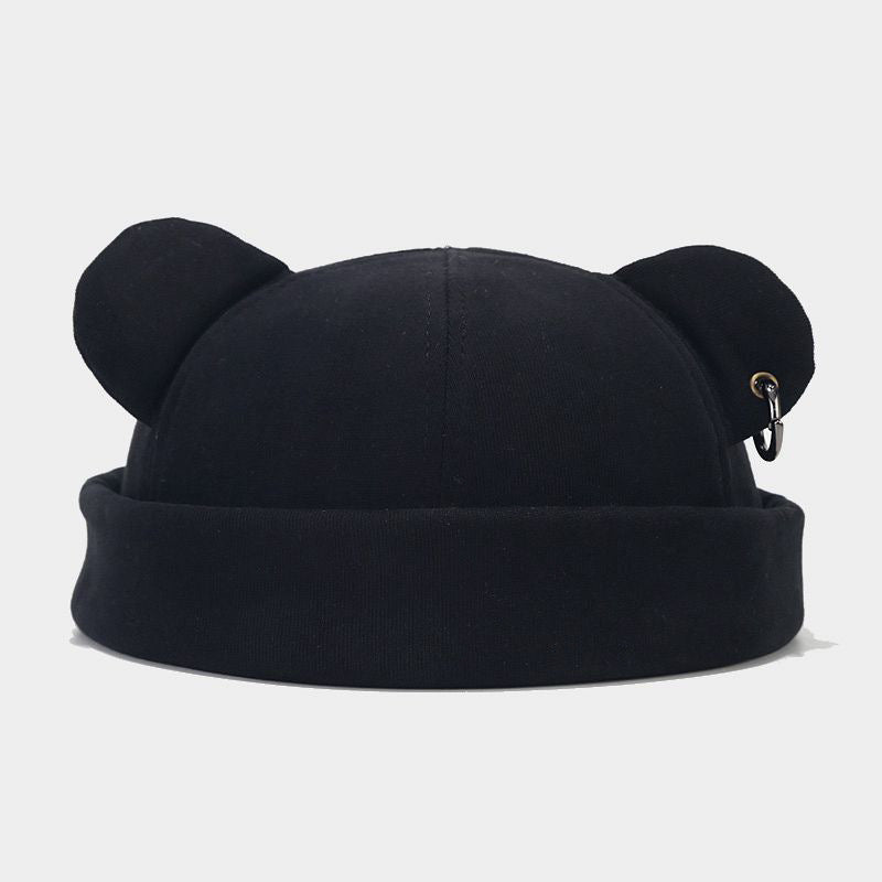 Cappellino Orsetto Baby   Berretto in Cotone con Orecchie
