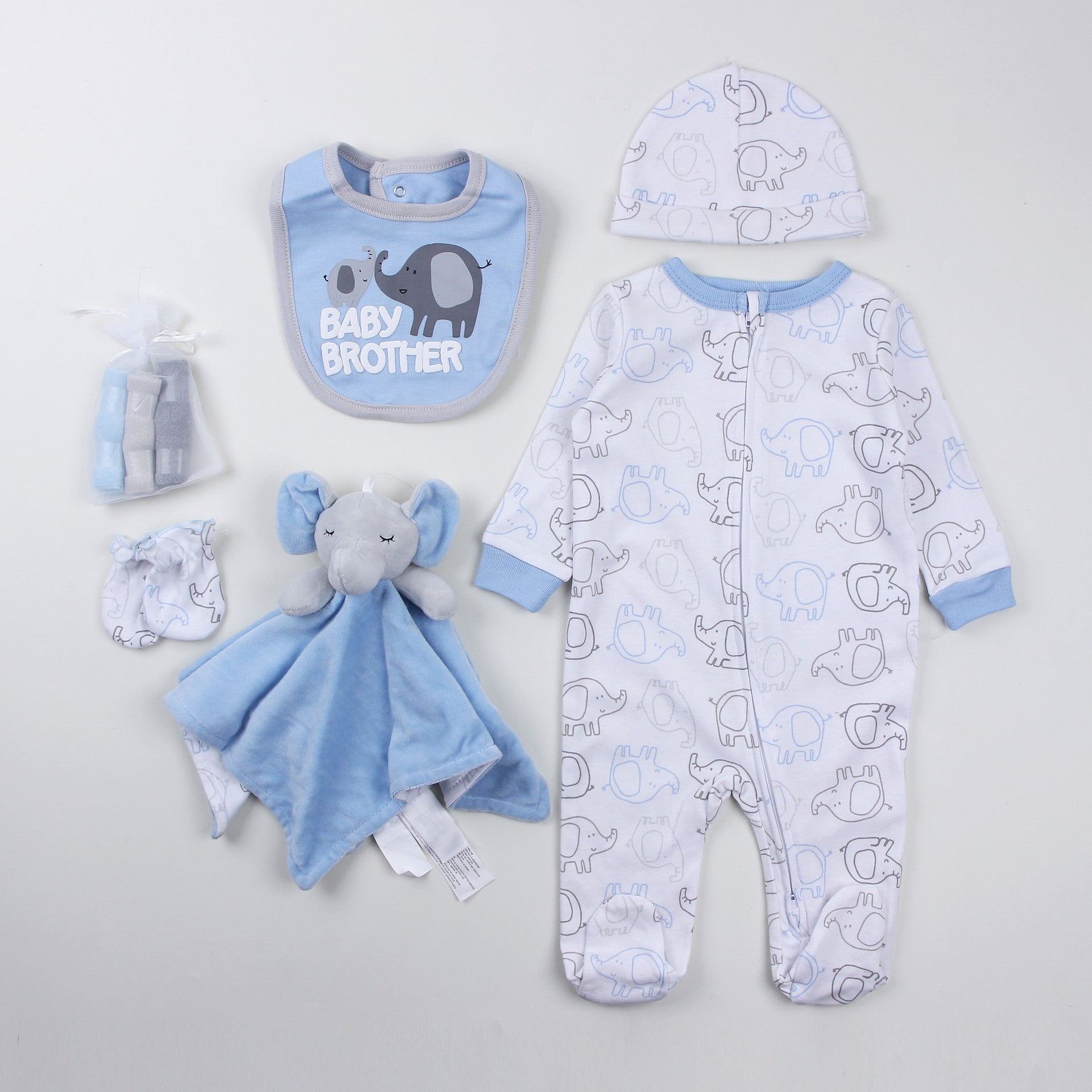 Set Nascita Neutro Bimbo/Bimba 6  Pezzi  100% cotone