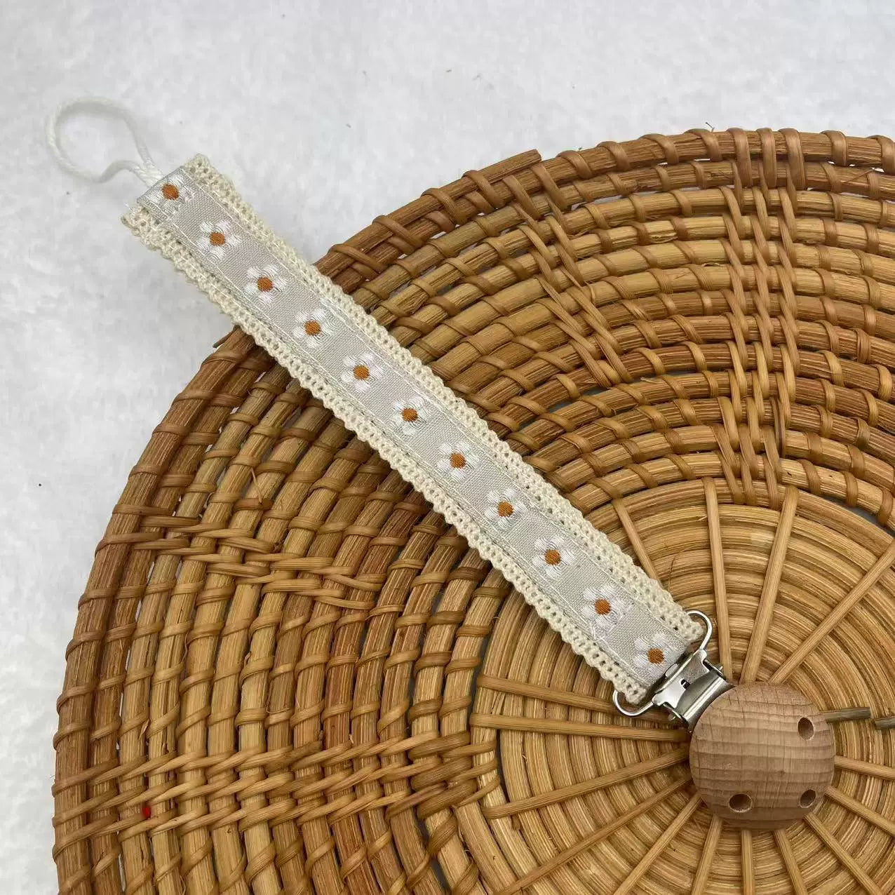 Portaciuccio Floreale in Cotone – Eleganza e Sicurezza per il Tuo Bambino