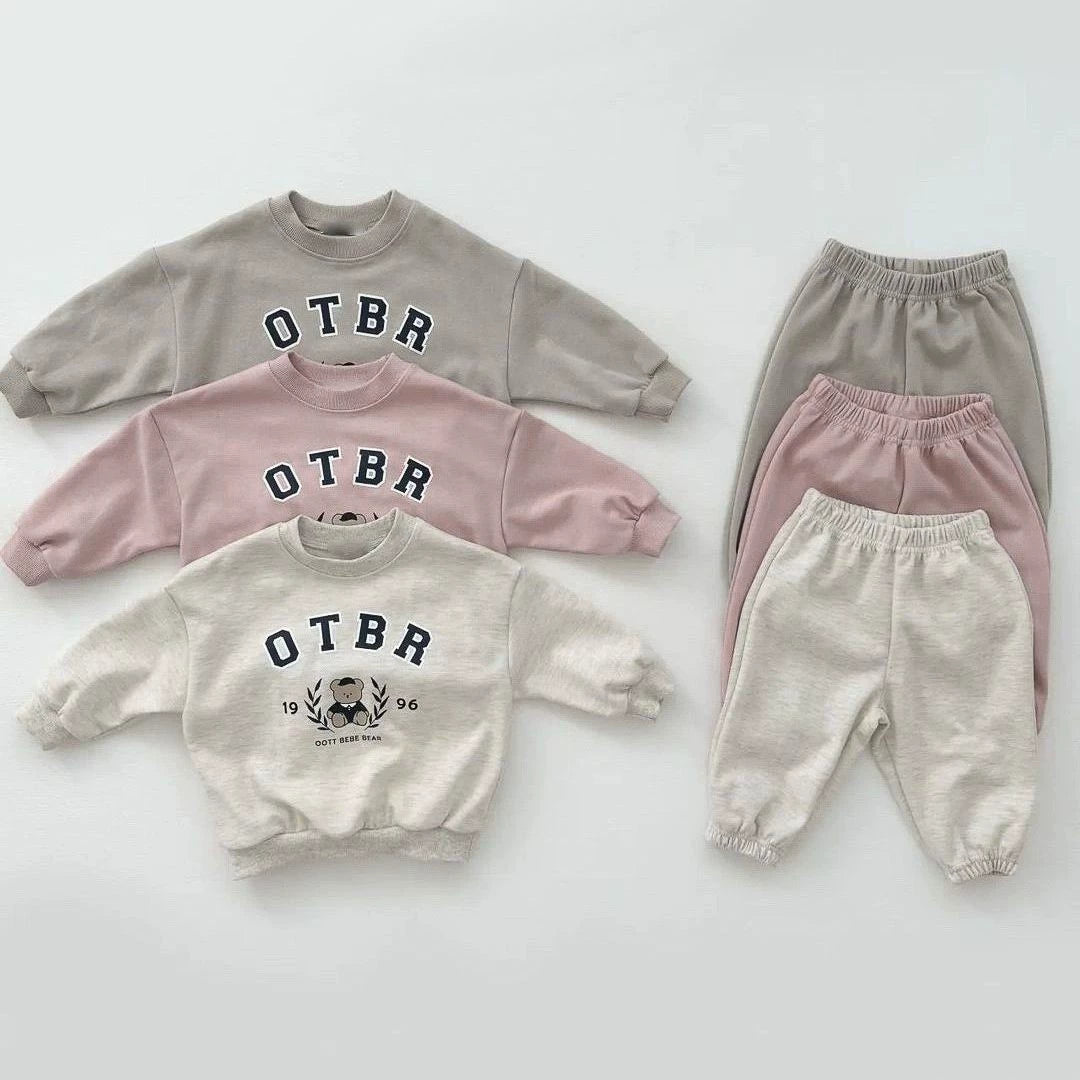 Tuta Bimbo/Bimba “OTBR” in Cotone   2 Pezzi Unisex