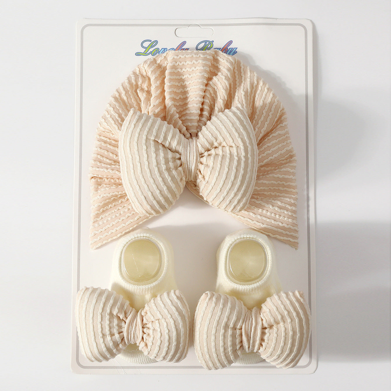 Set Accessori Neonata "Fiocchi d'Amore"