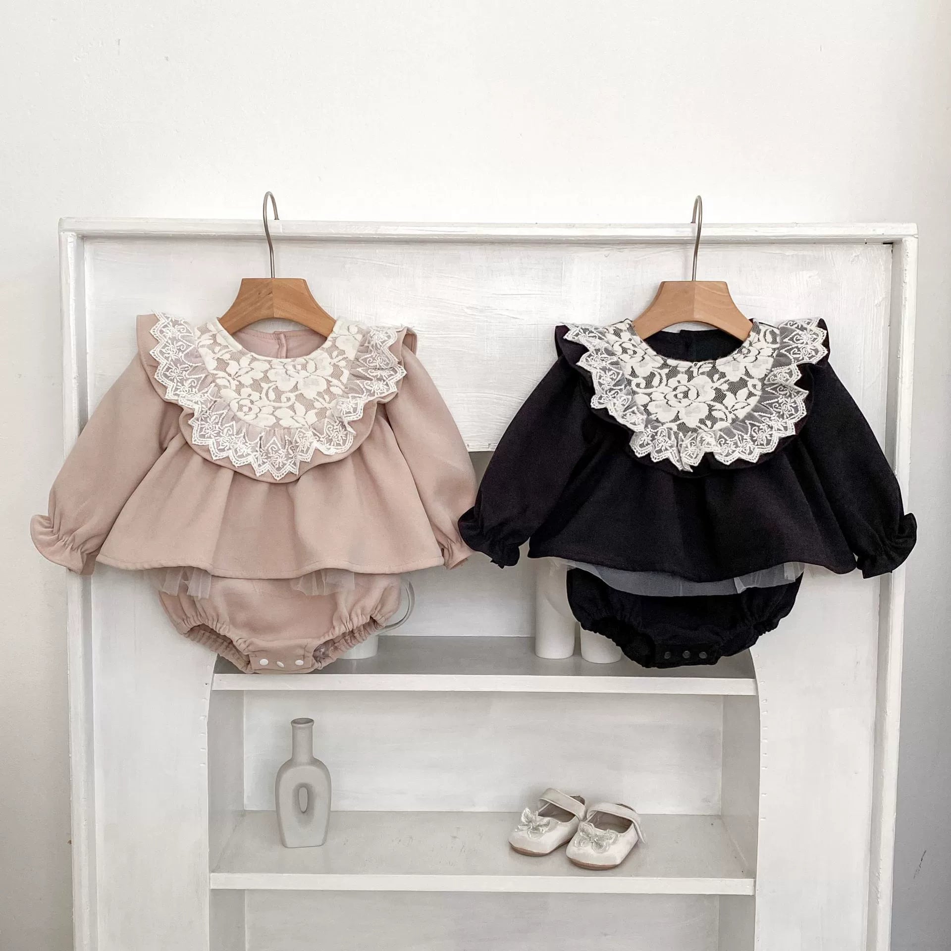 Completo Volant Pizzo – Autunno/Inverno