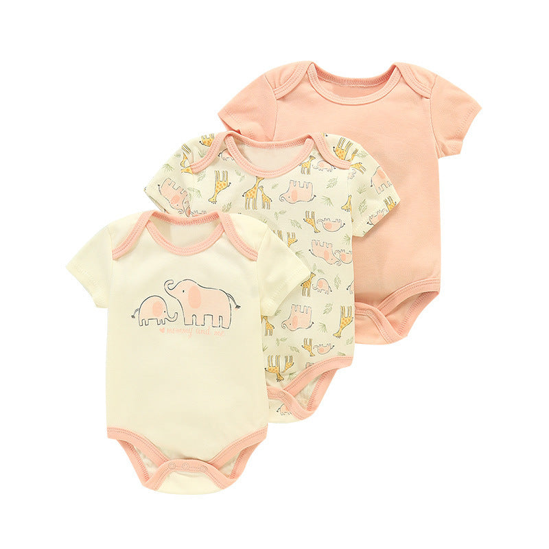 Set 3 Body Neonato in Cotone  Fantasie Tenui e Naturali