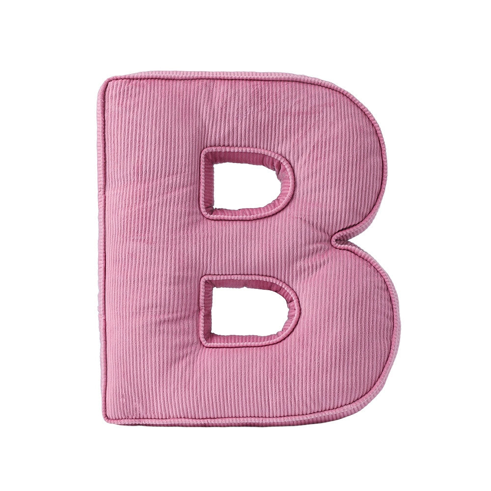Cuscino lettera in tessuto –  decorativi per cameretta Rosa