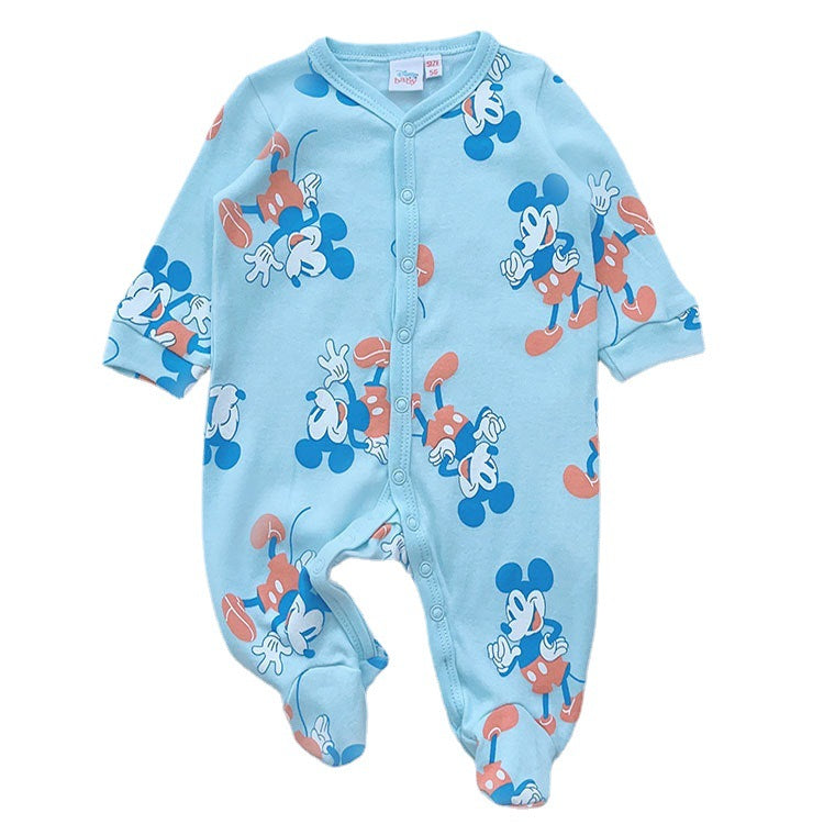 Tutina Neonato/ Bimbo in Cotone Mickey Mouse