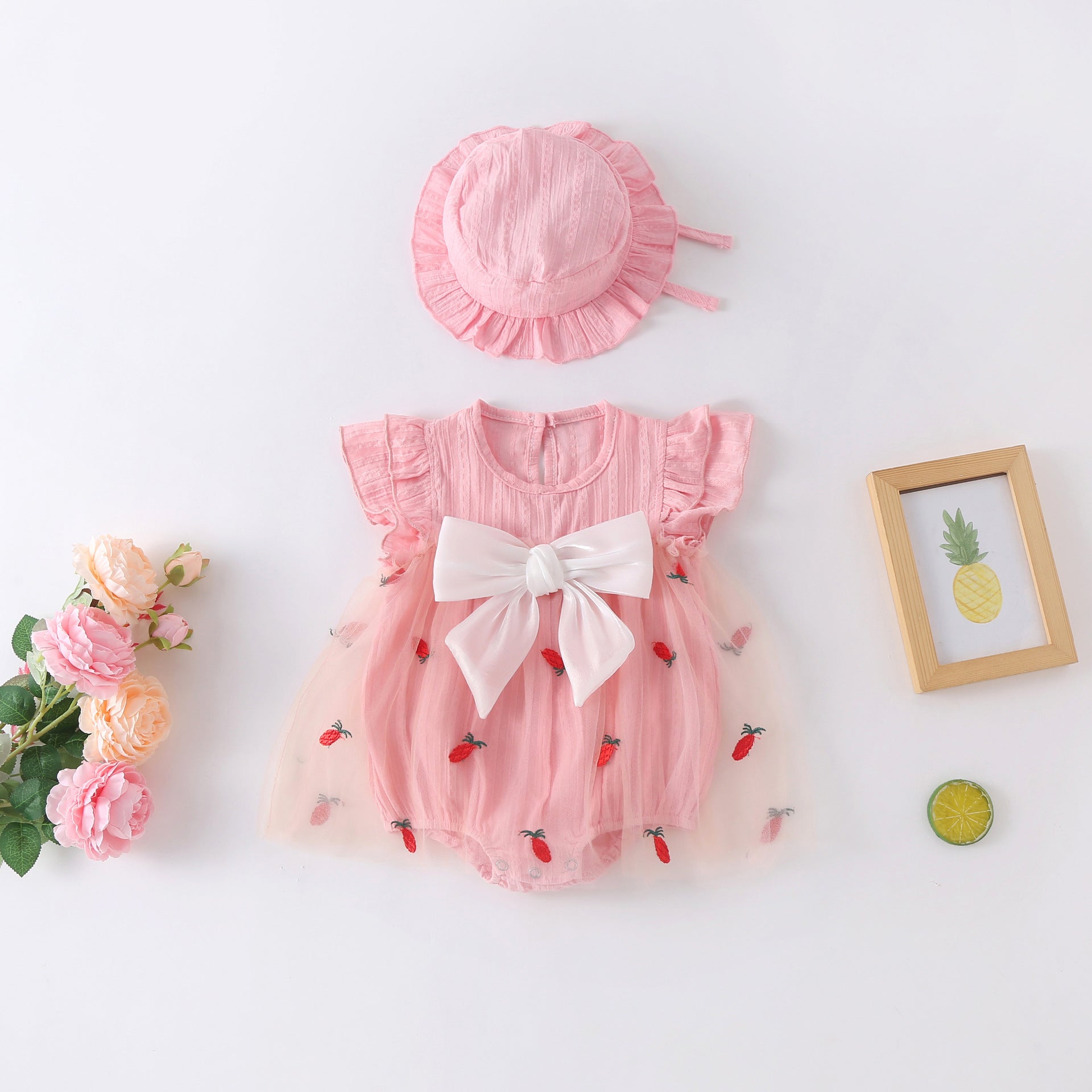 Completino Estivo Neonata "Sweet Pineapple"