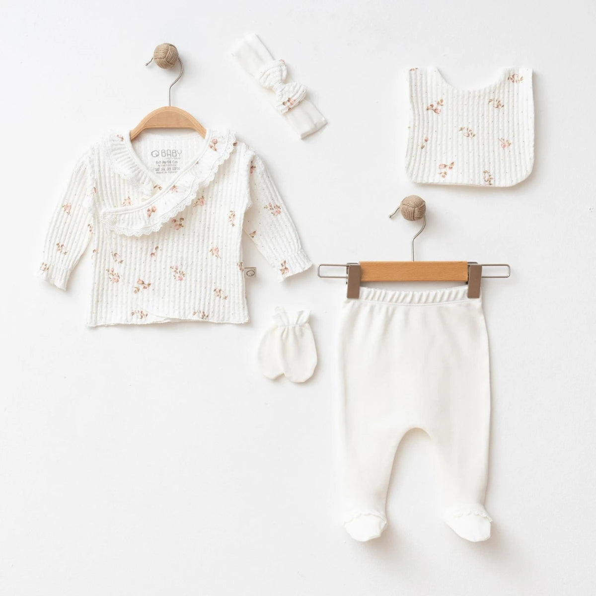 Completo Neonata Coordinato – Set Prima Nascita 100% cotone