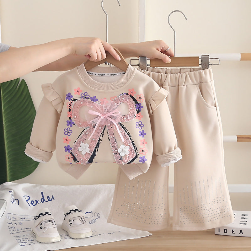 Tuta per bambina 2 pz vari colori Primavera/Estate