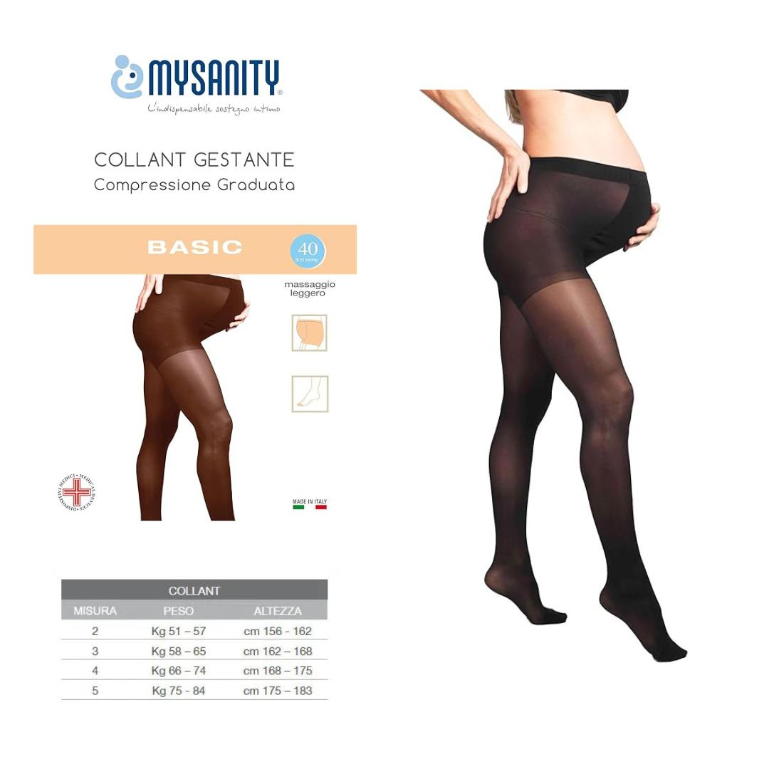 Collant Gestante My Sanity Nero
