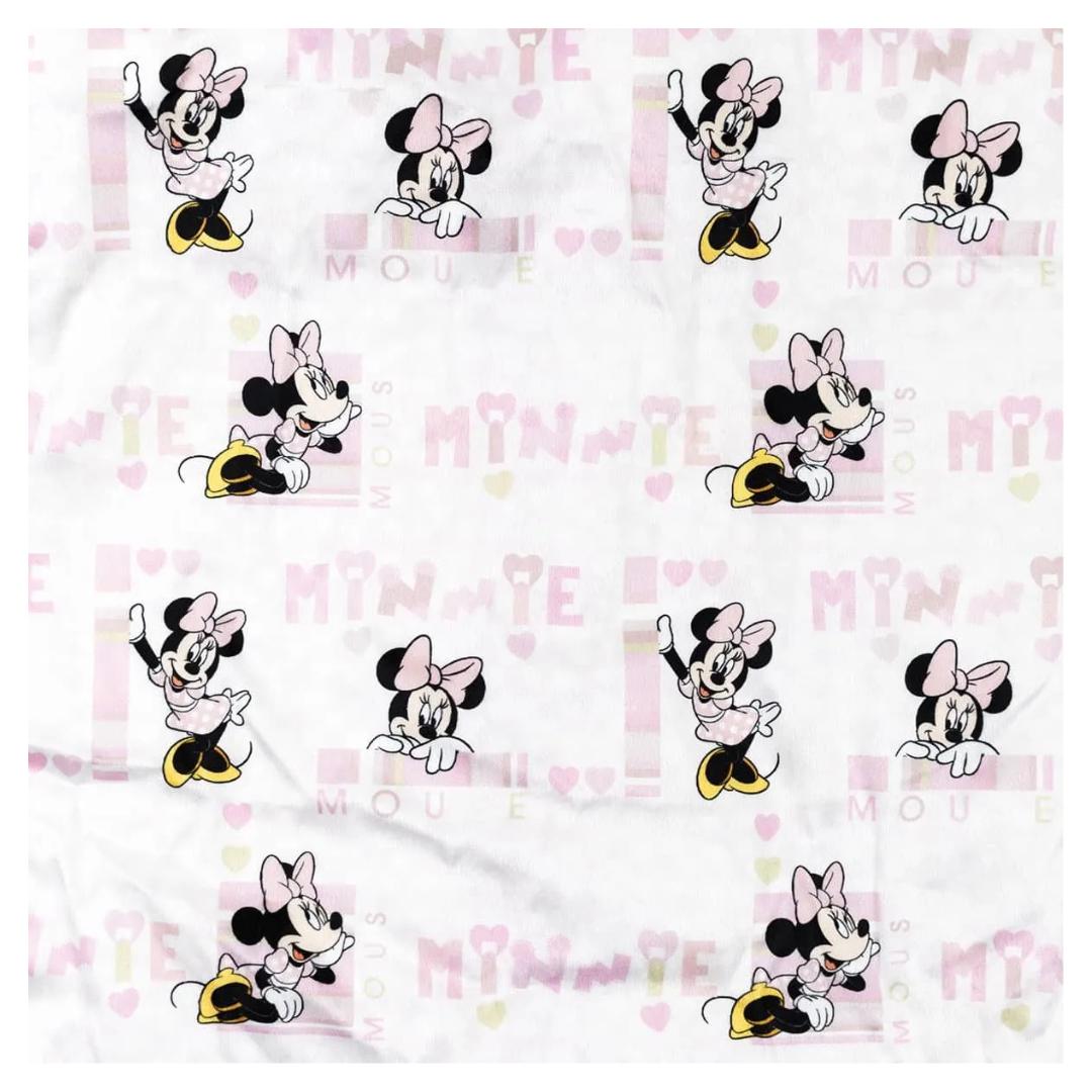 Copertina Minnie in soft pile 75x100cm baby culla