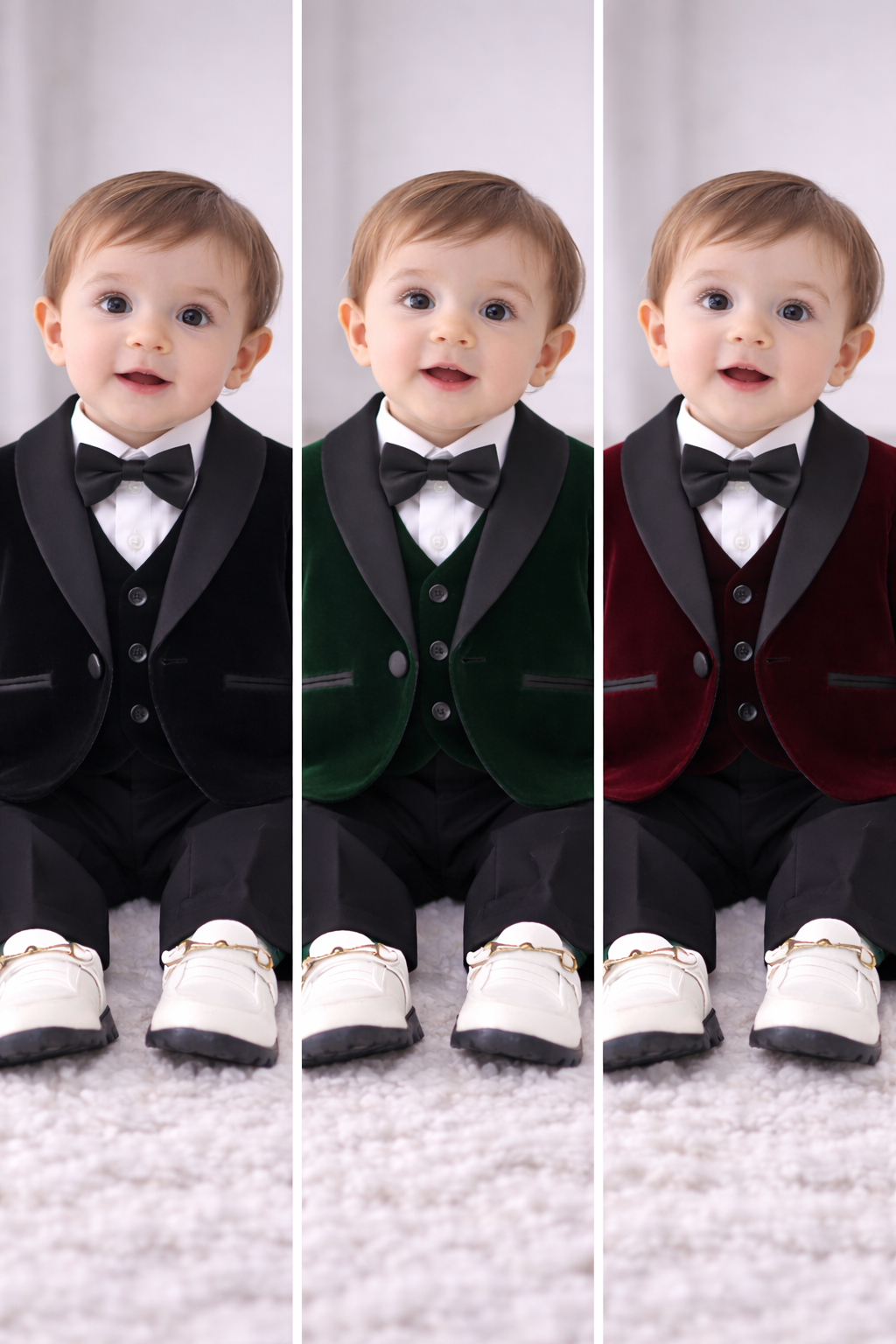 Smoking velluto – Nero / Verde / Bordeaux Autunno/Inverno