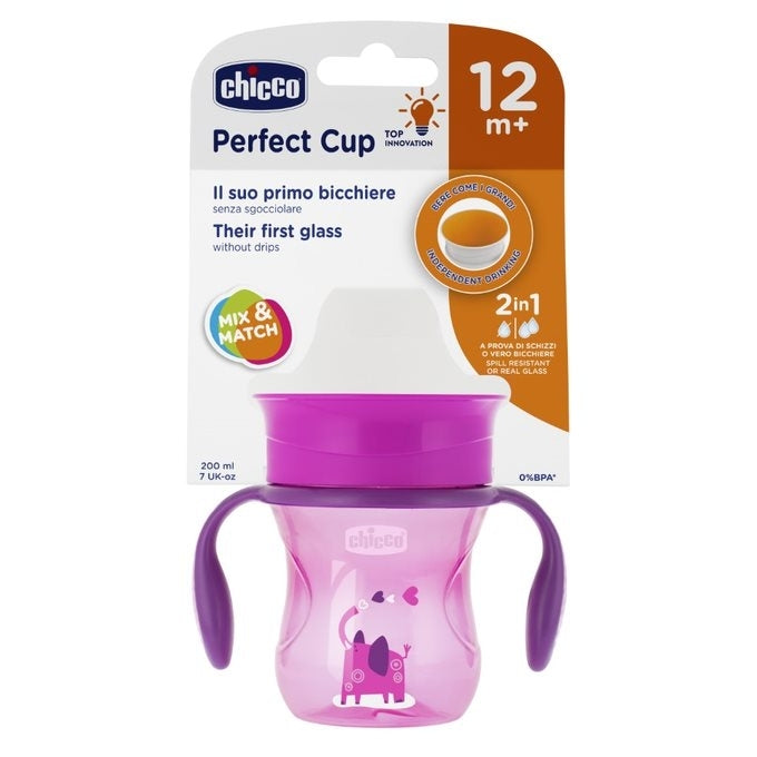 TAZZA BORRACCIA 360 GRADI PER IMPARARE A BERE 12M + CHICCO
