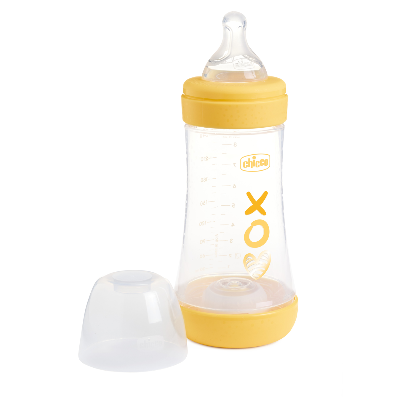 Biberon PERFECT5 240ML  neutro  giallo 2m+