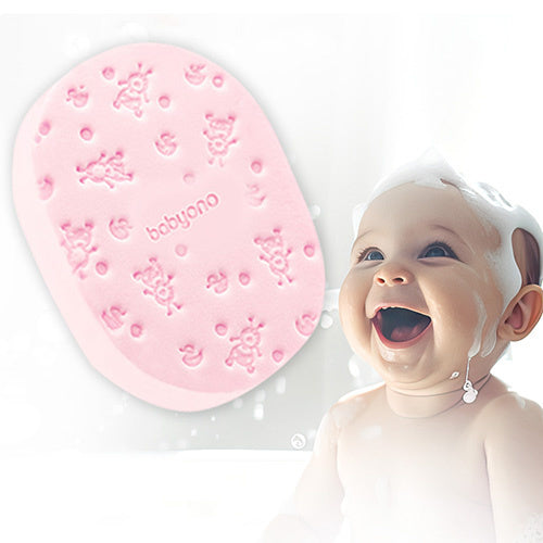 Spugna Morbida BabyOno  Delicata sulla Pelle del Neonato rosa