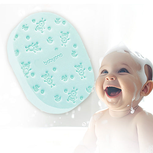 Spugna Morbida BabyOno  Delicata sulla Pelle del Neonato verde