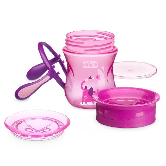 TAZZA BORRACCIA 360 GRADI PER IMPARARE A BERE 12M + CHICCO