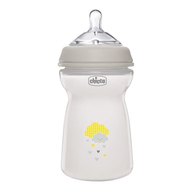 Biberon chicco natural feeling anticolica  330ML 6+ neutro