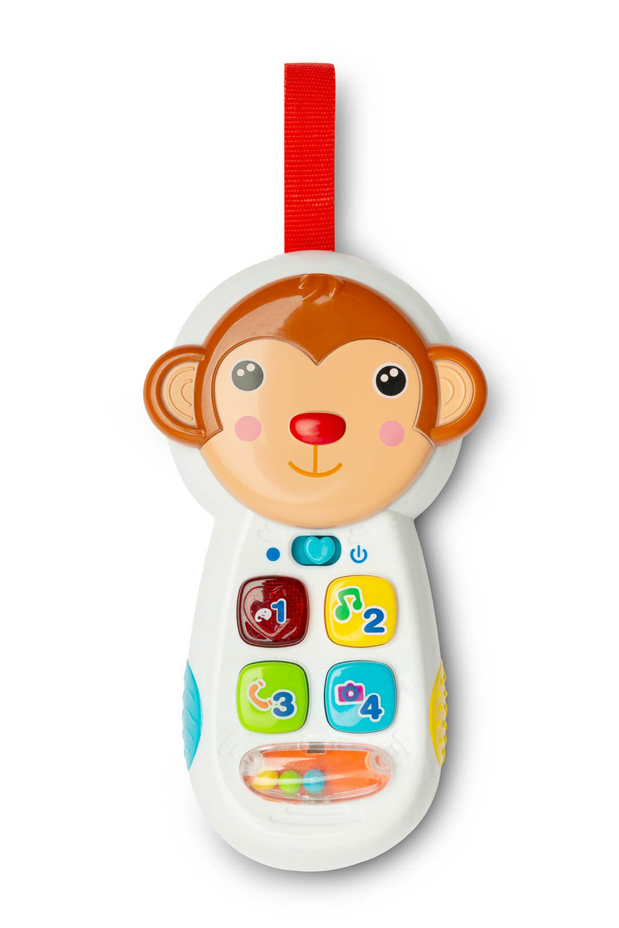 Telefono Giocattolo Interattivo scimmia  - Gioco Educativo per Bambini