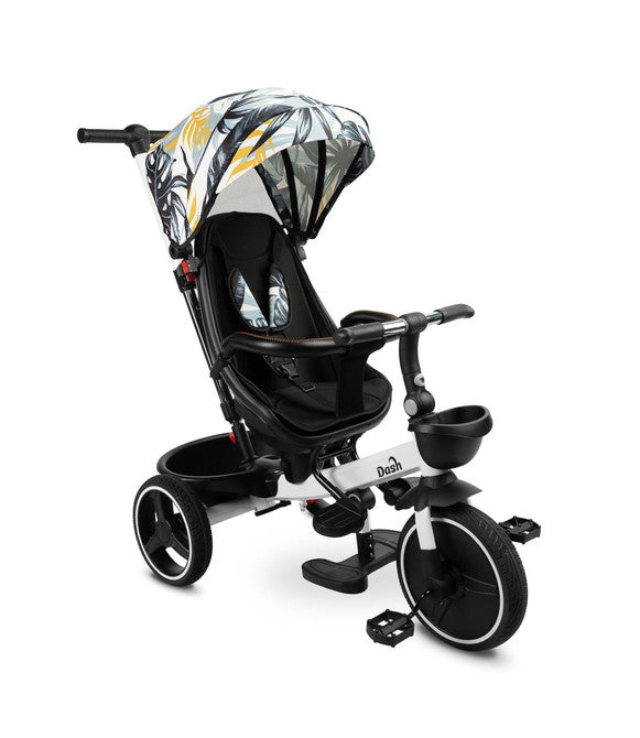 Triciclo Evolutivo 6 in 1 con Seduta Reclinabile e Tettuccio Estensibile