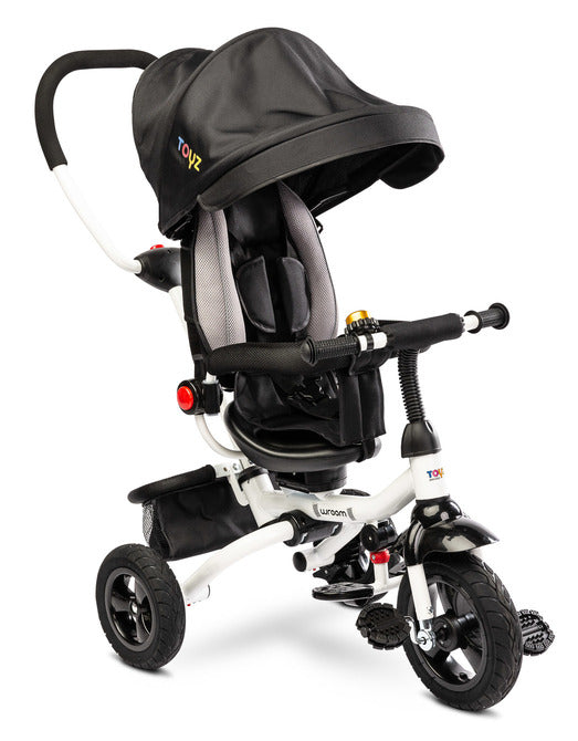 Triciclo Evolutivo 5 in 1 con Seduta Reclinabile e Maniglione Regolabile WROOM