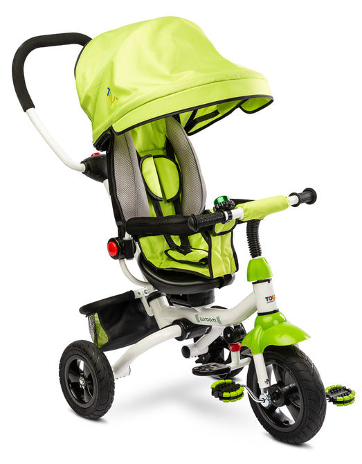 Triciclo Evolutivo 5 in 1 con Seduta Reclinabile e Maniglione Regolabile WROOM