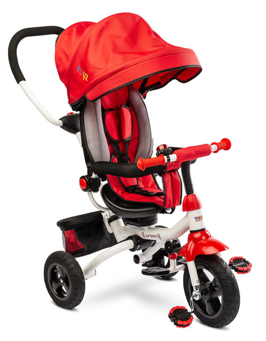 Triciclo Evolutivo 5 in 1 con Seduta Reclinabile e Maniglione Regolabile WROOM